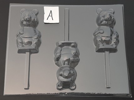 518sp Honey Bear 4 Inch Tall Chocolate Candy Lollipop Mold FACTORY SECOND 518sp Honey Bear 4 Inch Tall Chocolate Candy Lollipop Mold FACTORY SECOND